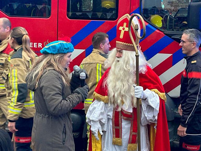 Sinterklaas op bezoek