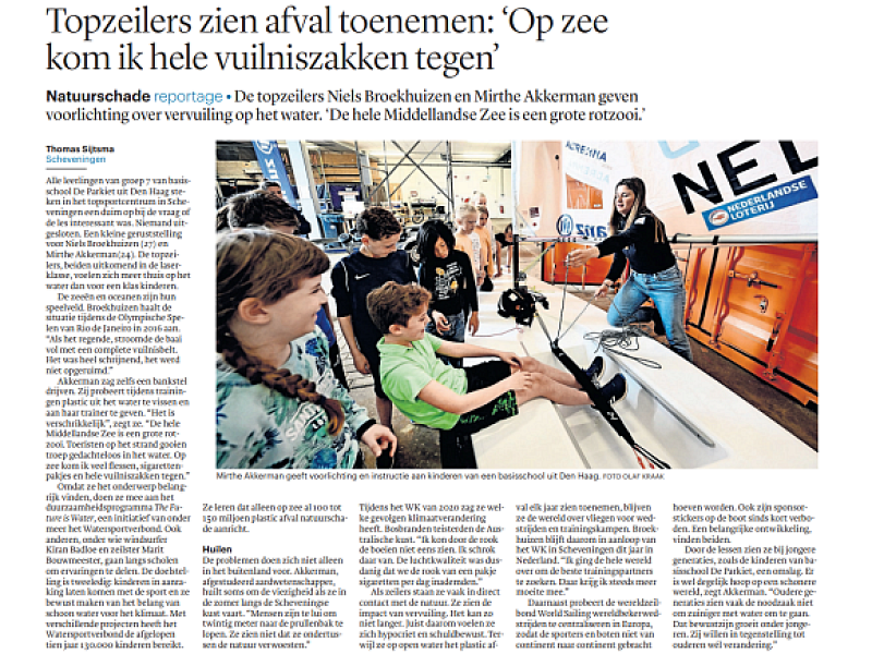 Groep 7 in de krant!