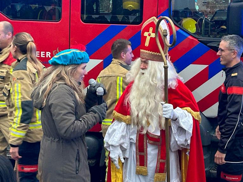 Sinterklaas op bezoek